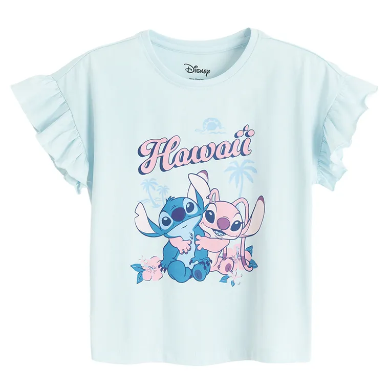 Cool Club, Pijama pentru fete, albastru, imprimeu Lilo si Stitch