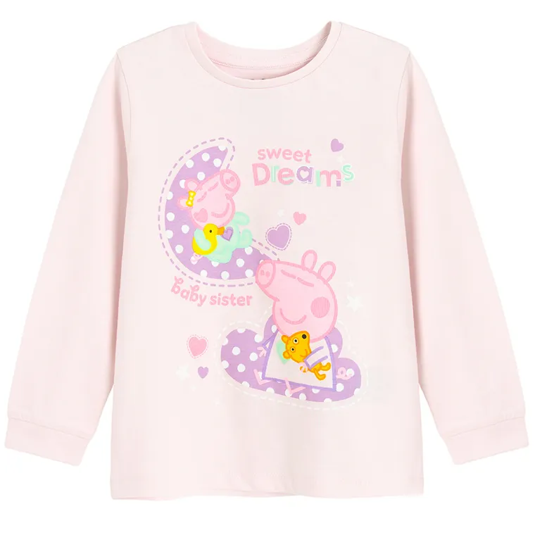 Cool Club, Pijama pentru fete, roz, imprimeu Peppa Pig