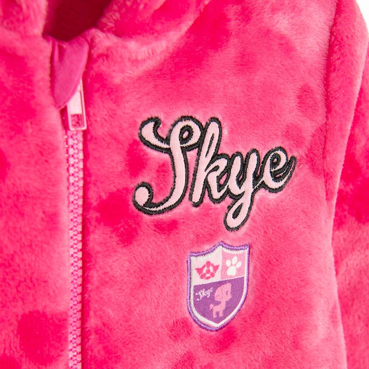 Cool Club, Pijama-salopeta cu gluga pentru fete, roz, imprimeu Paw Patrol