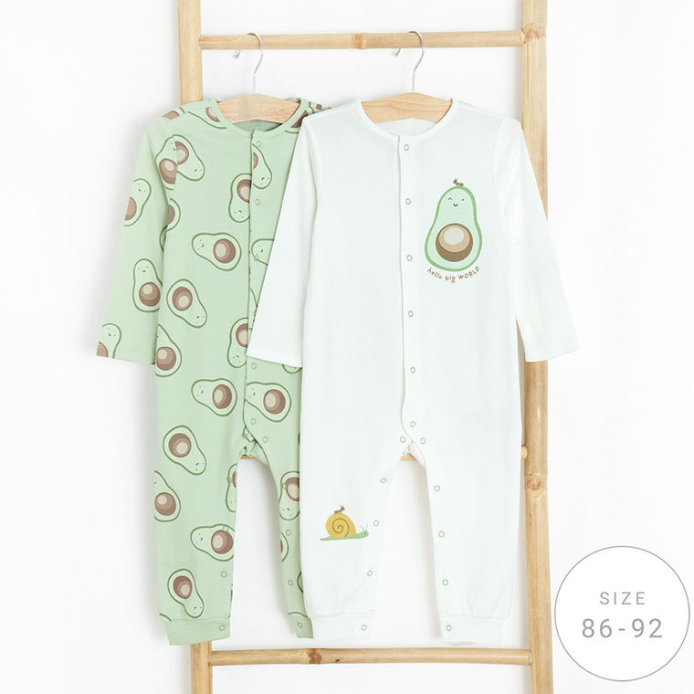 Cool Club, Pijama tip salopeta pentru bebelusi, mix, set, 2 buc.