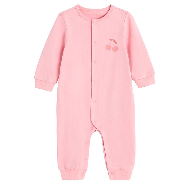 Cool Club, Pijama tip salopeta pentru fete, roz, set, 2 buc.