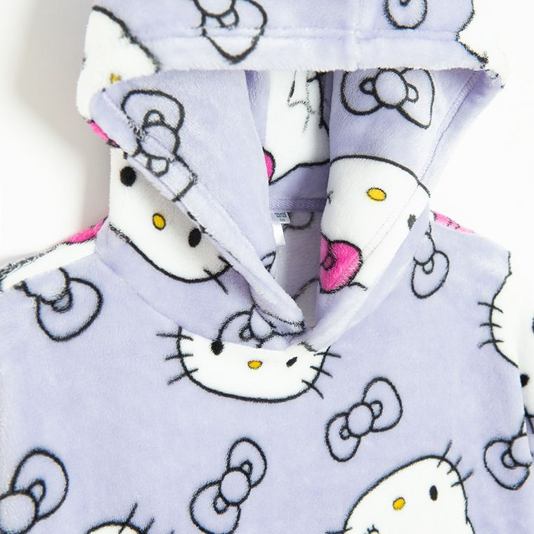 Cool Club, Poncho cu gluga pentru fete, violet, imprimeu Hello Kitty