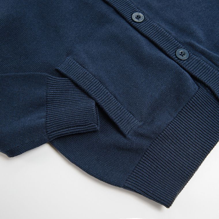 Cool Club, Pulover cu nasturi pentru baieti, culoare bleumarin