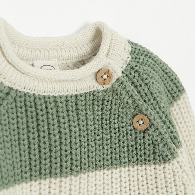 Cool Club, Pulover pentru baieti, bej-verde