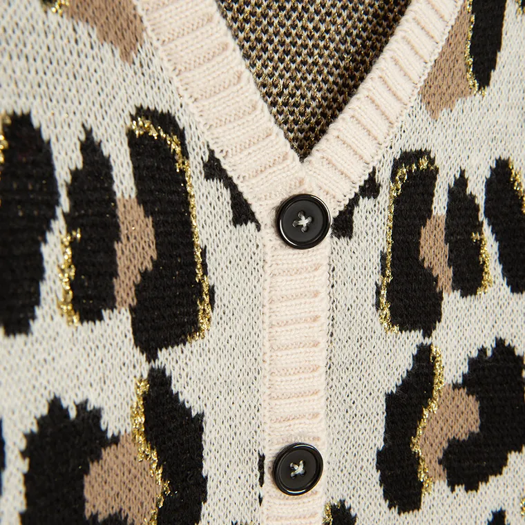 Cool Club, Pulover pentru fete, cu nasturi, bej