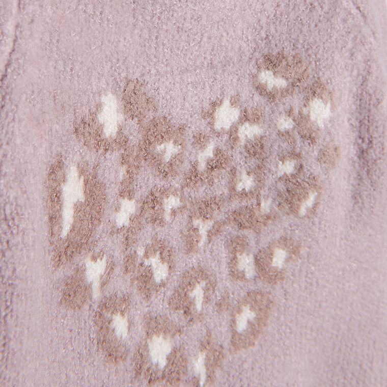 Cool Club, Pulover pentru fete, roz, imprimeu inima