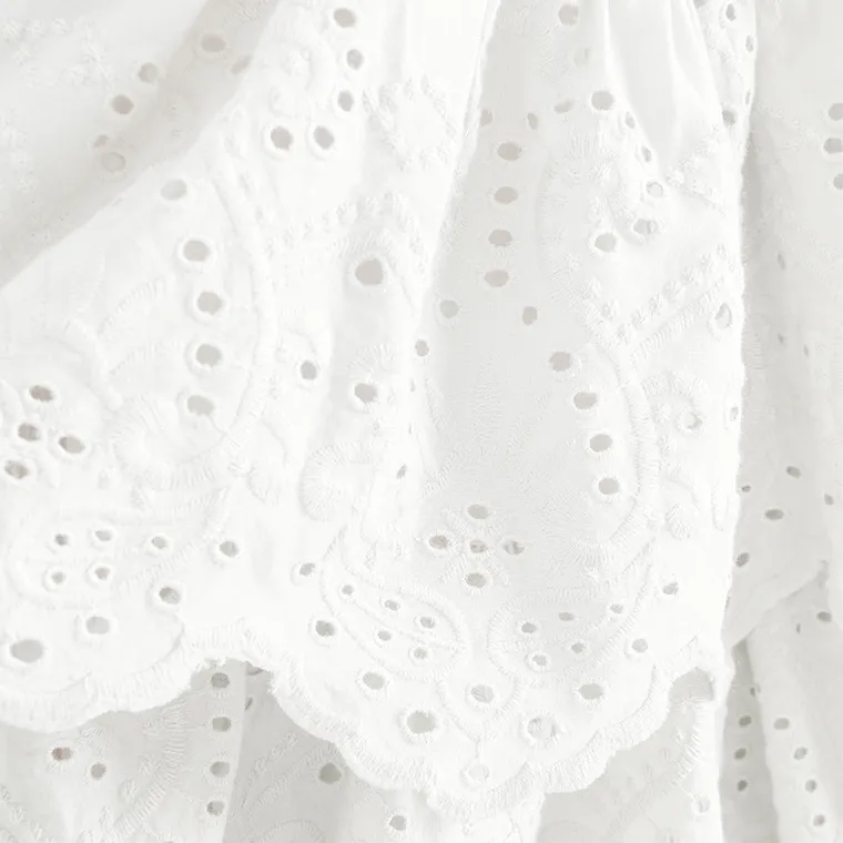 Cool Club, Rochie cu bretele pentru fete, alb