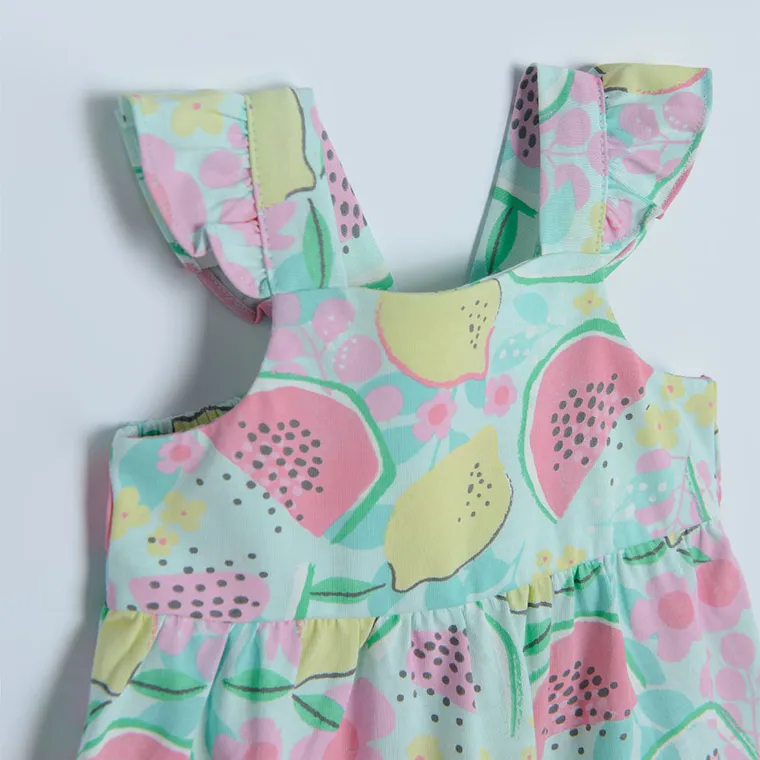 Cool Club, Rochie cu bretele pentru fete, menta verde