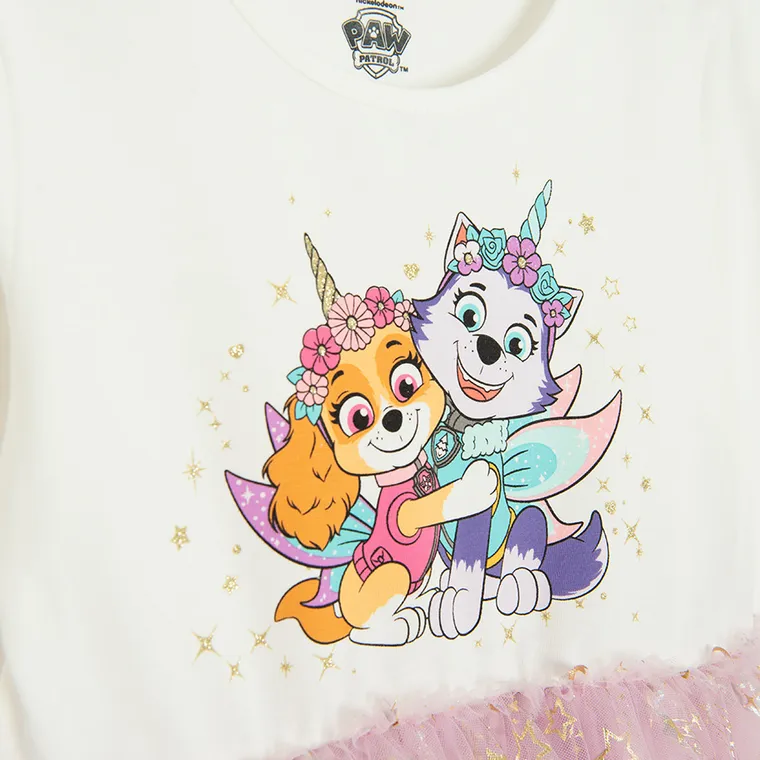 Cool Club, Rochie cu maneca lunga pentru fete, mix, imprimeu Paw Patrol