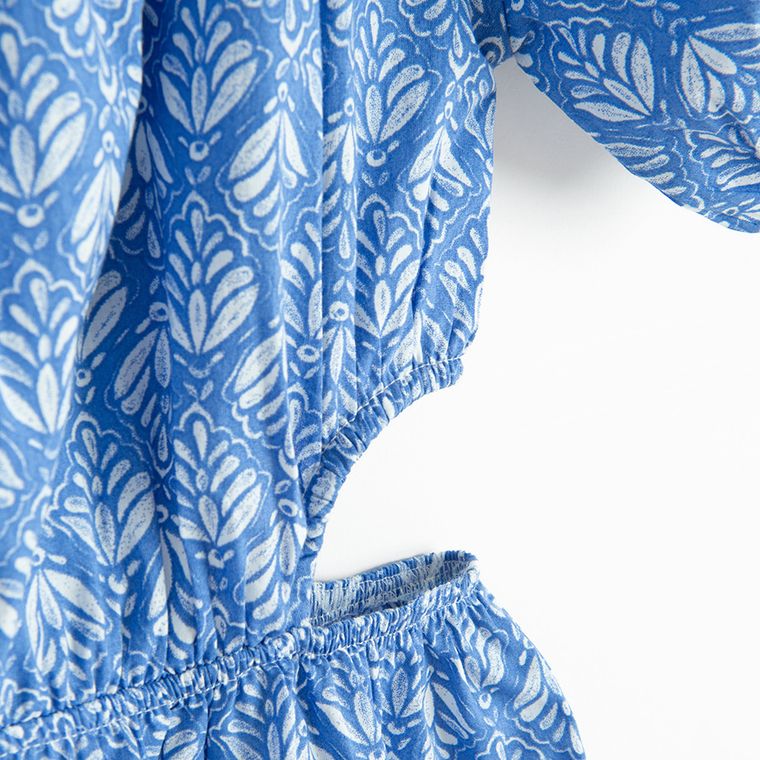 Cool Club, Rochie cu maneca scurta pentru fete, albastru