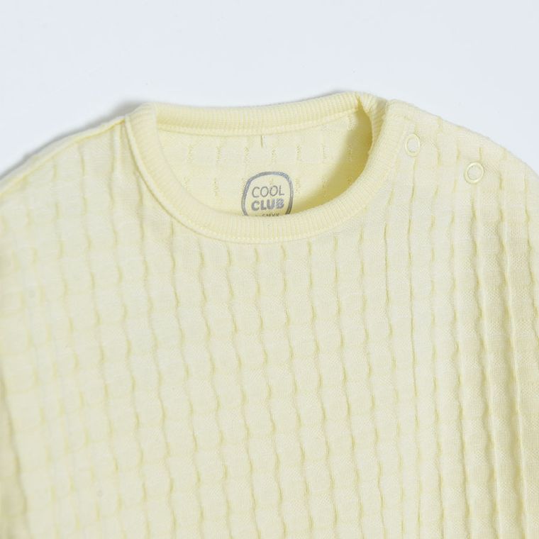 Cool Club, Rochie cu maneca scurta pentru fete, galben
