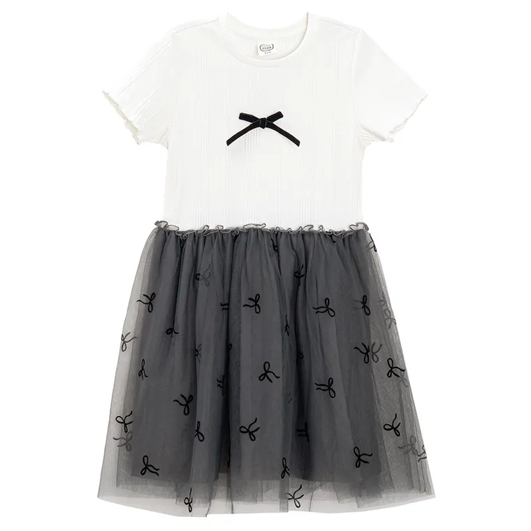 Cool Club, Rochie cu maneca scurta pentru fete, mix