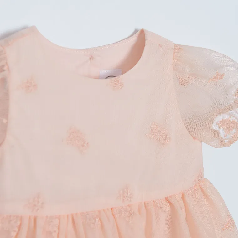 Cool Club, Rochie cu maneca scurta pentru fete, roz
