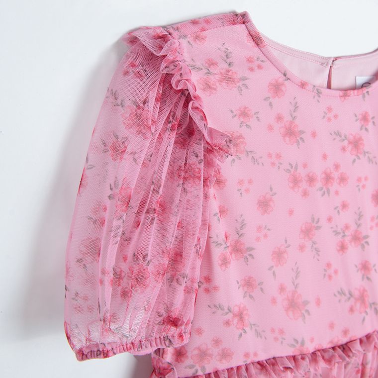 Cool Club, Rochie cu maneca scurta pentru fete, roz