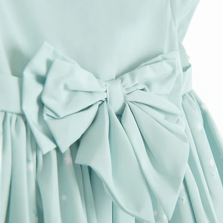 Cool Club, Rochie cu maneca scurta pentru fete, verde