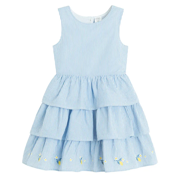Cool Club, Rochie fara maneci pentru fete, albastru