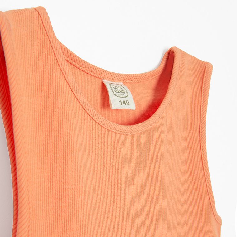 Cool Club, Rochie fara maneci pentru fete, portocaliu