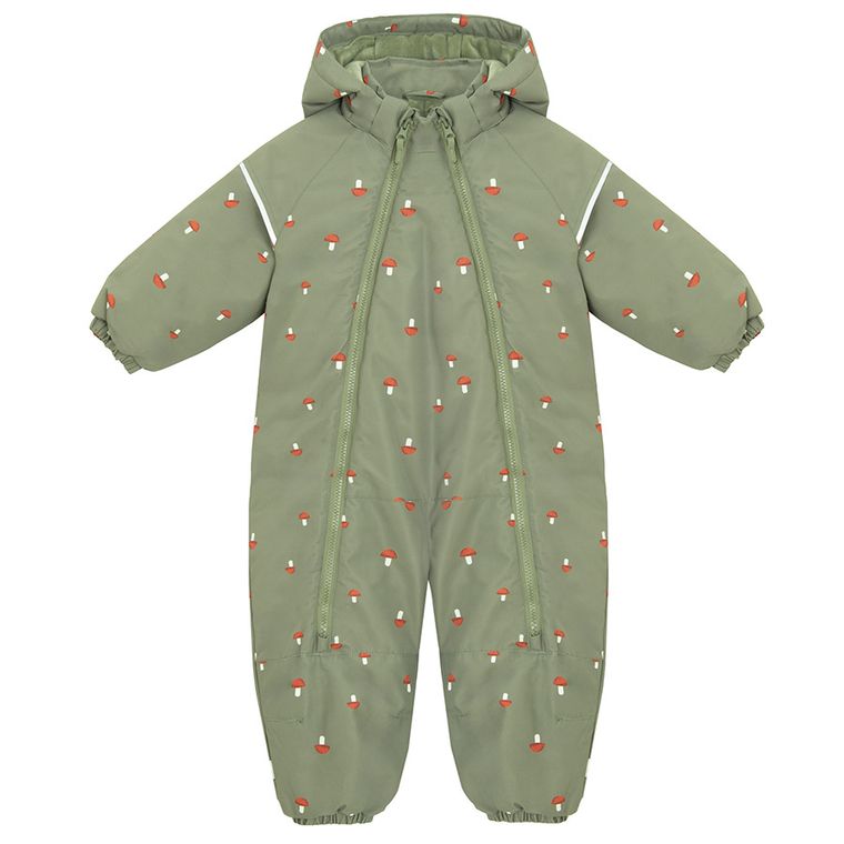 Cool Club, Salopeta cu gluga pentru baieti, calduroasa, verde