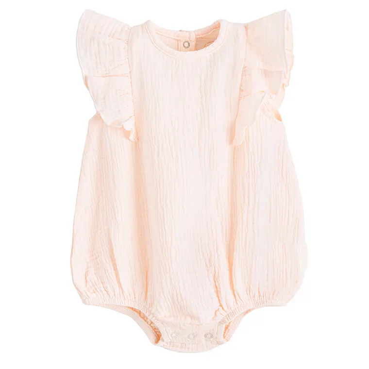 Cool Club, Salopeta rompers pentru fete, muselina, roz