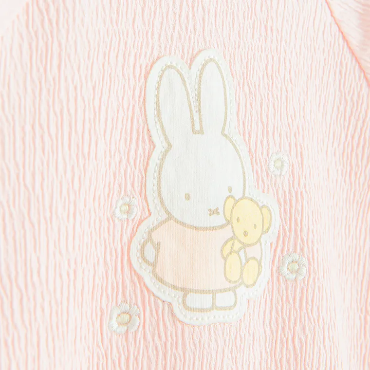 Cool Club, Salopeta rompers pentru fete, roz, imprimeu Miffy