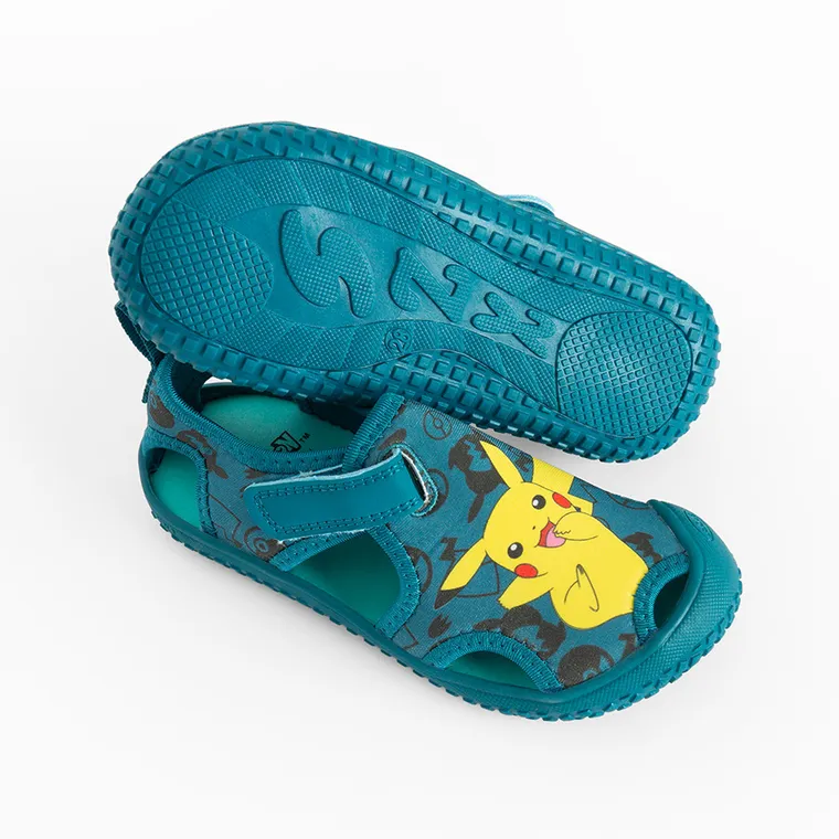 Cool Club, Sandale pentru baieti, turcoaz, imprimeu Pokemon