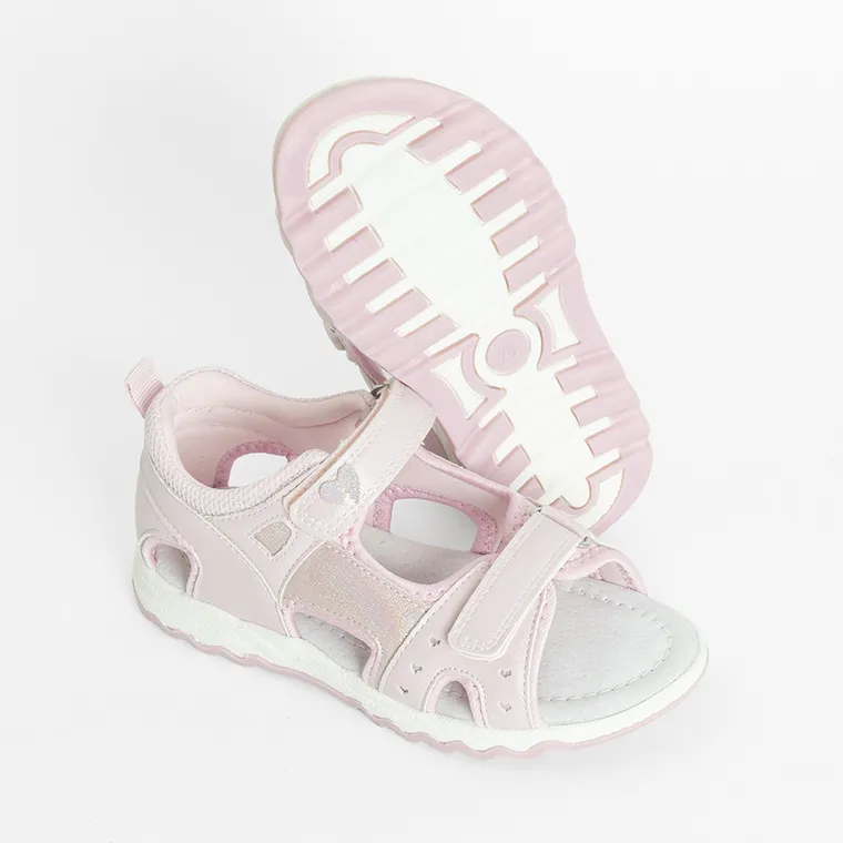 Cool Club, Sandale pentru fete, roz, brant din piele