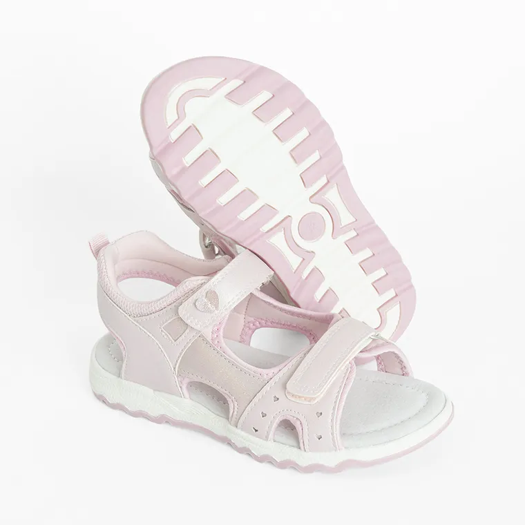 Cool Club, Sandale pentru fete, roz, brant din piele