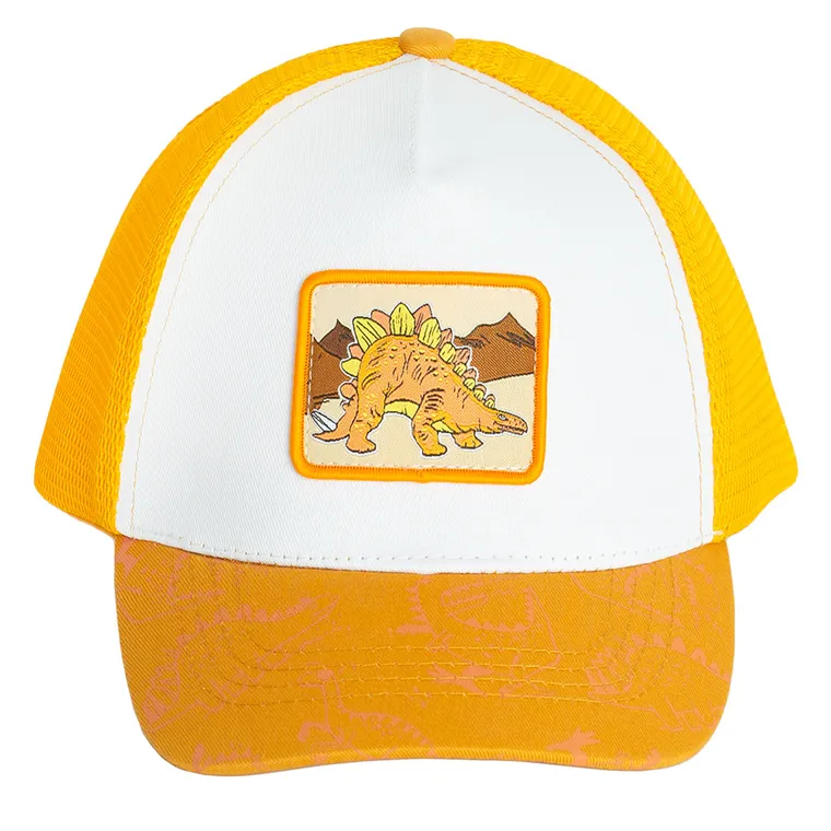 Cool Club, Sapca pentru baieti, mustar-alb