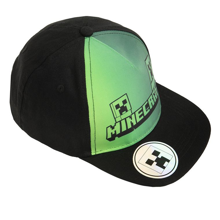 Cool Club, Sapca pentru baieti, verde, imprimeu Minecraft