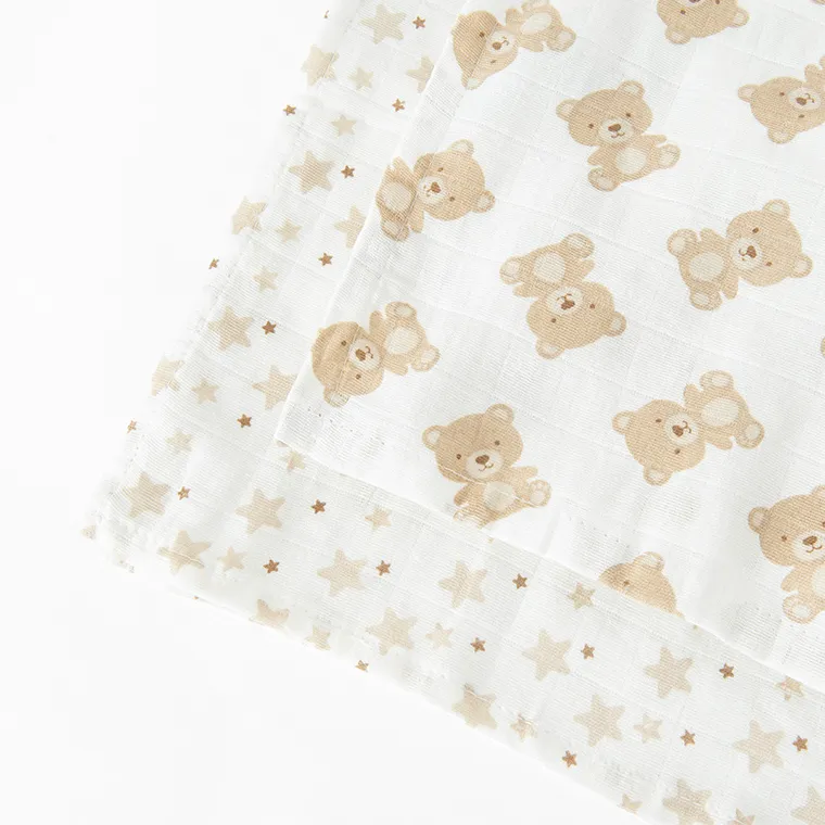 Cool Club, Scutece din tetra pentru bebelusi, 70-80 cm, ecru, set, 2 buc.