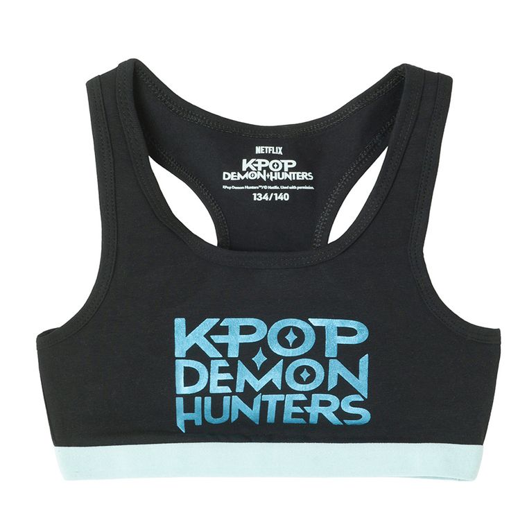 Cool Club, Set de lenjerie pentru fete, Top, Chiloti, negru, imprimeu K-Pop Demon Hunters