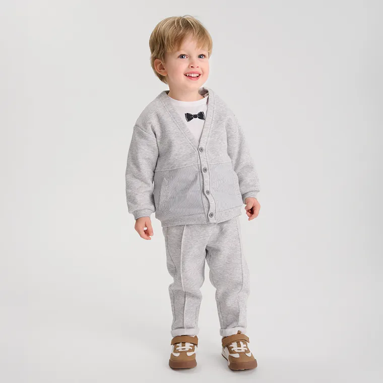 Cool Club, Set pentru baieti, Bluza, cu nasturi, Tricou, Pantaloni trening, mix