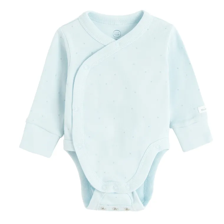 Cool Club, Set pentru baieti, Body cu maneca lunga, Pantaloni fara botosei, albastru