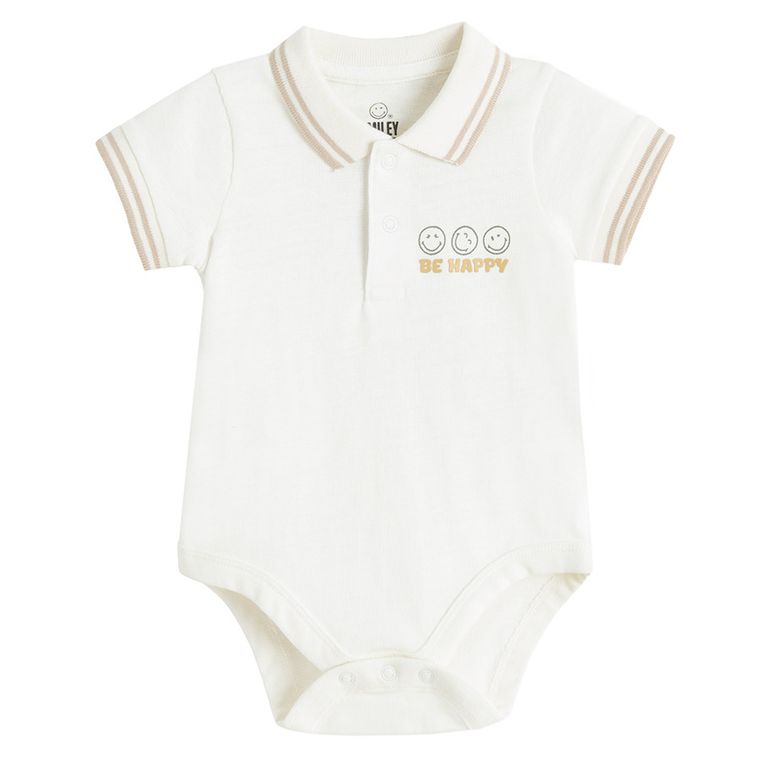 Cool Club, Set pentru baieti, Body cu maneca scurta, Pantaloni scurti, mix, imprimeu SmileWorld