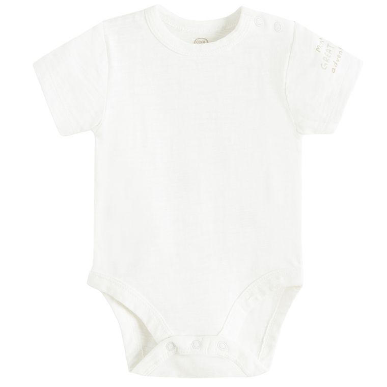 Cool Club, Set pentru baieti, Body cu maneca scurta, Salopeta scurta, bloomers, mix