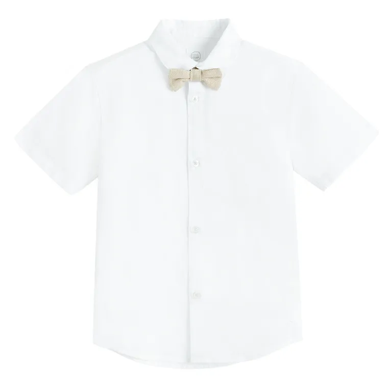 Cool Club, Set pentru baieti, Camasa cu maneca scurta, Pantaloni din textil, Bretele, mix