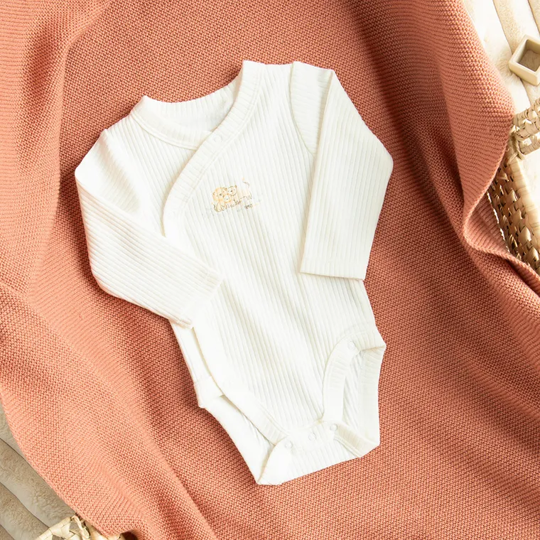 Cool Club, Set pentru bebelusi, Body cu maneca lunga, Pantaloni cu botosei, Caciula, din tricot striat, mix