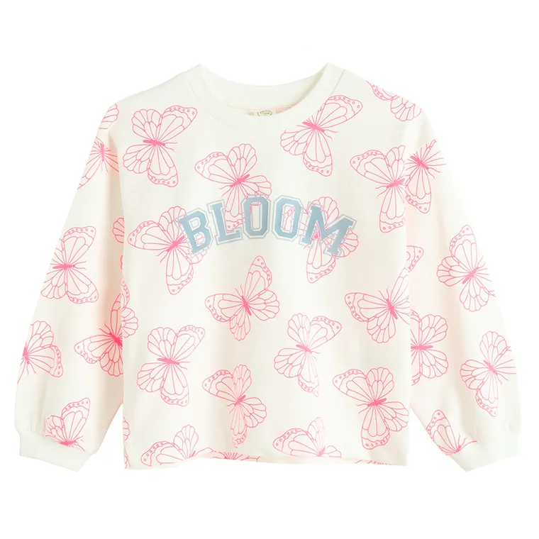 Cool Club, Set pentru fete, Bluza, Colanti, flare, din tricot striat, mix