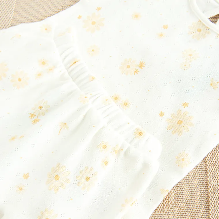 Cool Club, Set pentru fete, Bluza cu maneca scurta, Pantaloni scurti, alb