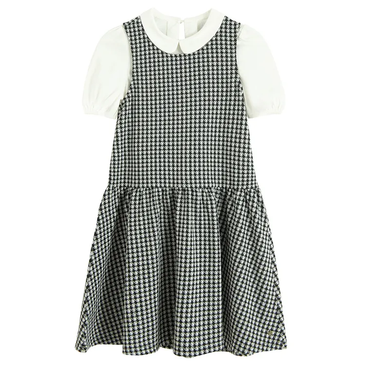 Cool Club, Set pentru fete, Bluza cu maneca scurta, Rochie fara maneci, mix