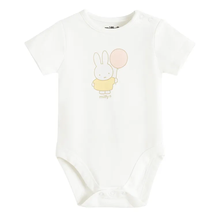 Cool Club, Set pentru fete, Body cu maneca scurta, Pantaloni scurti bloomers, mix, imprimeu Miffy