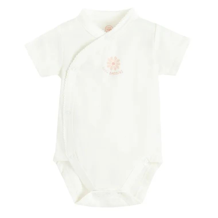 Cool Club, Set pentru fete, Body cu maneca scurta, Salopeta scurta, Pantaloni scurti, bloomers, muselina, mix