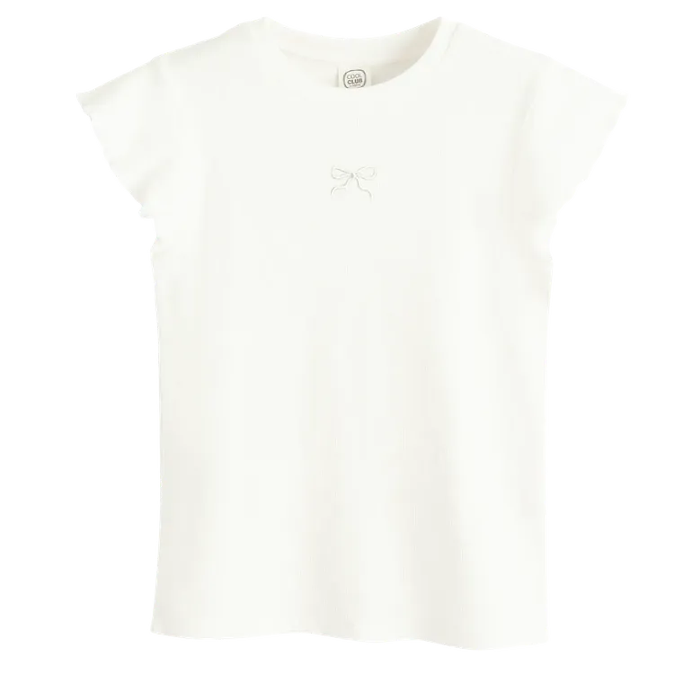 Cool Club, Set pentru fete, Tricou din tricot striat, Pantaloni din textil, mix