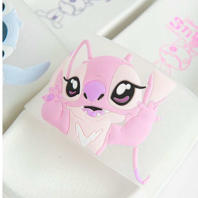 Cool Club, Slapi pentru fete, alb, imprimeu Lilo si Stitch