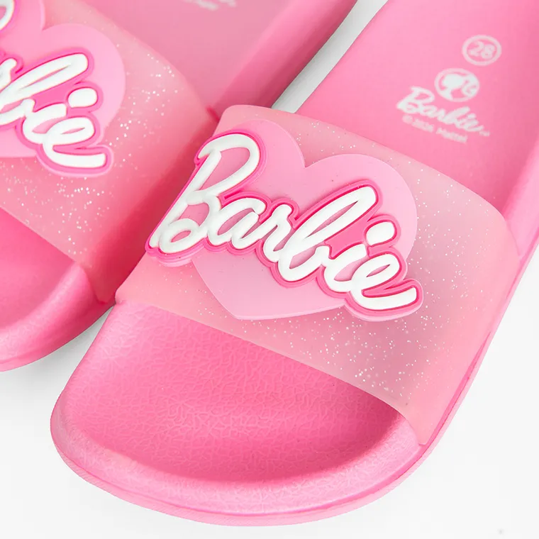 Cool Club, Slapi pentru fete, roz, imprimeu Barbie