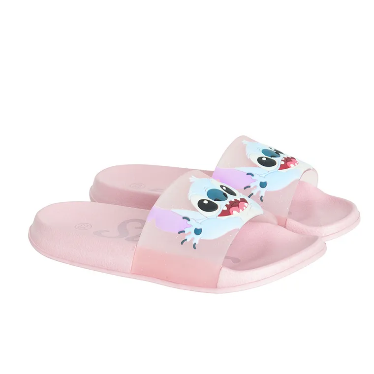 Cool Club, Slapi pentru fete, roz, imprimeu Lilo si Stitch