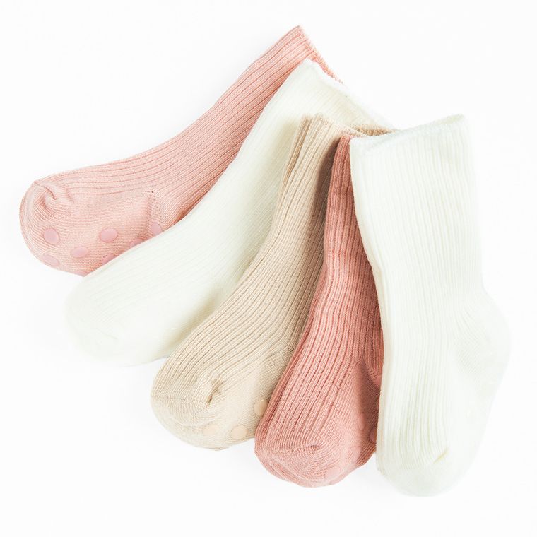 Cool Club, Sosete antiderapante pentru fete, mix, set, 5 buc.