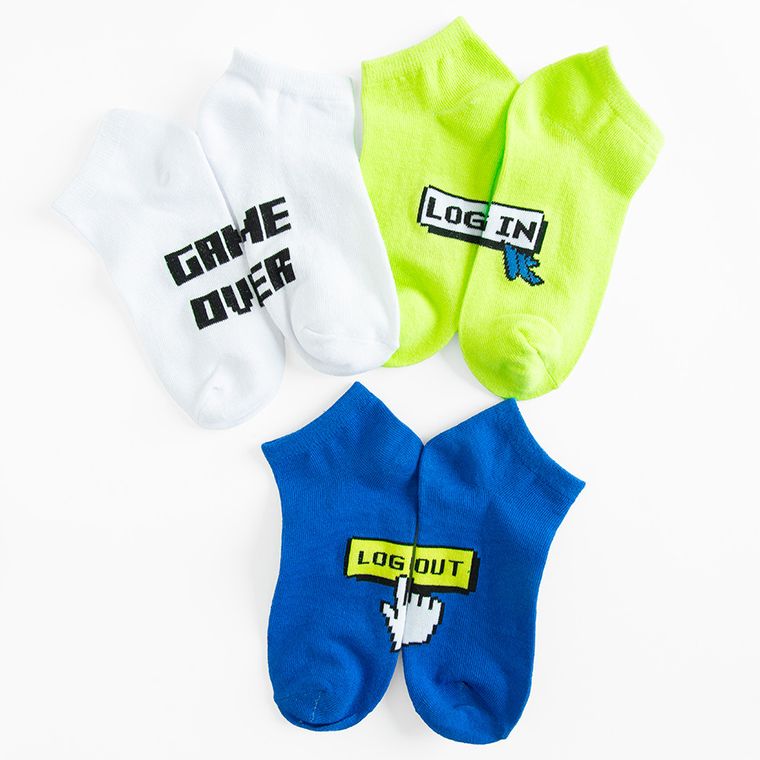 Cool Club, Sosete pentru baieti, talpici, mix, set, 5 buc.