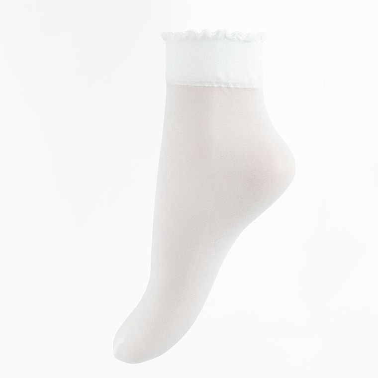 Cool Club, Sosete pentru fete, alb, 20 DEN, set, 2 buc.