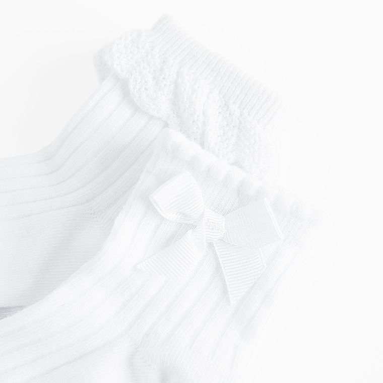 Cool Club, Sosete pentru fete, alb, set, 2 buc.